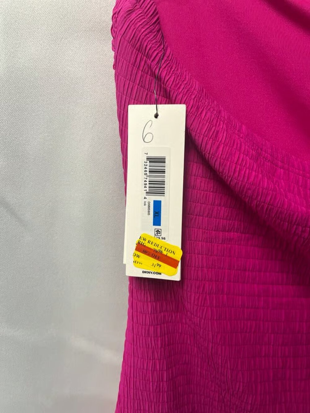 DKNY One Piece Swimsuit Size XL ORG $80 (Track6) - Picture 3 of 3